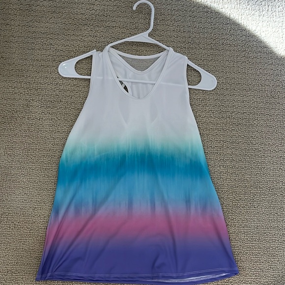 Lucky in Love Ombré Tennis Tank. Never worn! - Picture 2 of 7